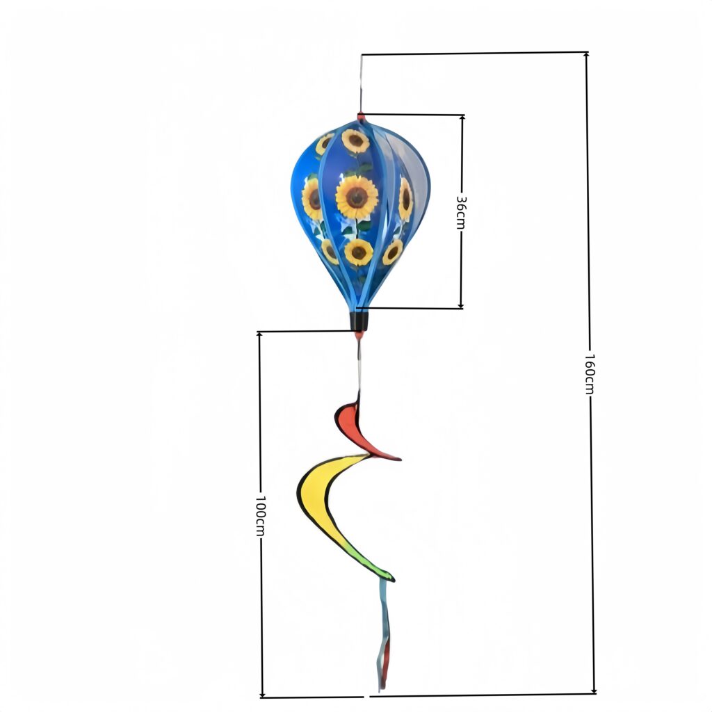 PPC Hot Air Balloon Wind Spinner