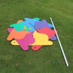 Seven-point Rainbow Metal Stick Pinwheel