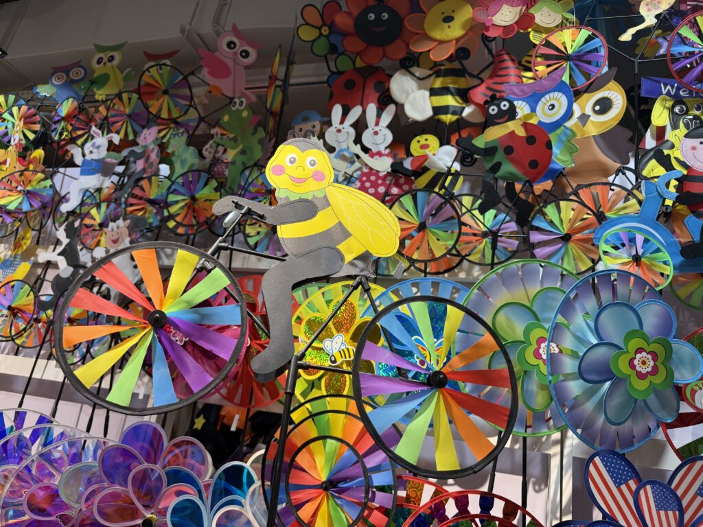 Animal Bicycle Shaped Pinwheel
