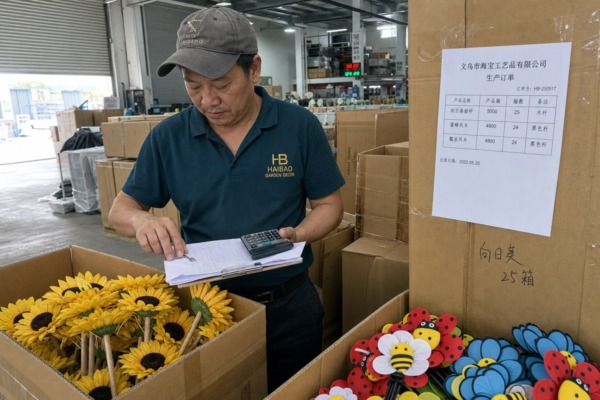 How to Determine a Reasonable Initial Order Quantity for Pinwheels?