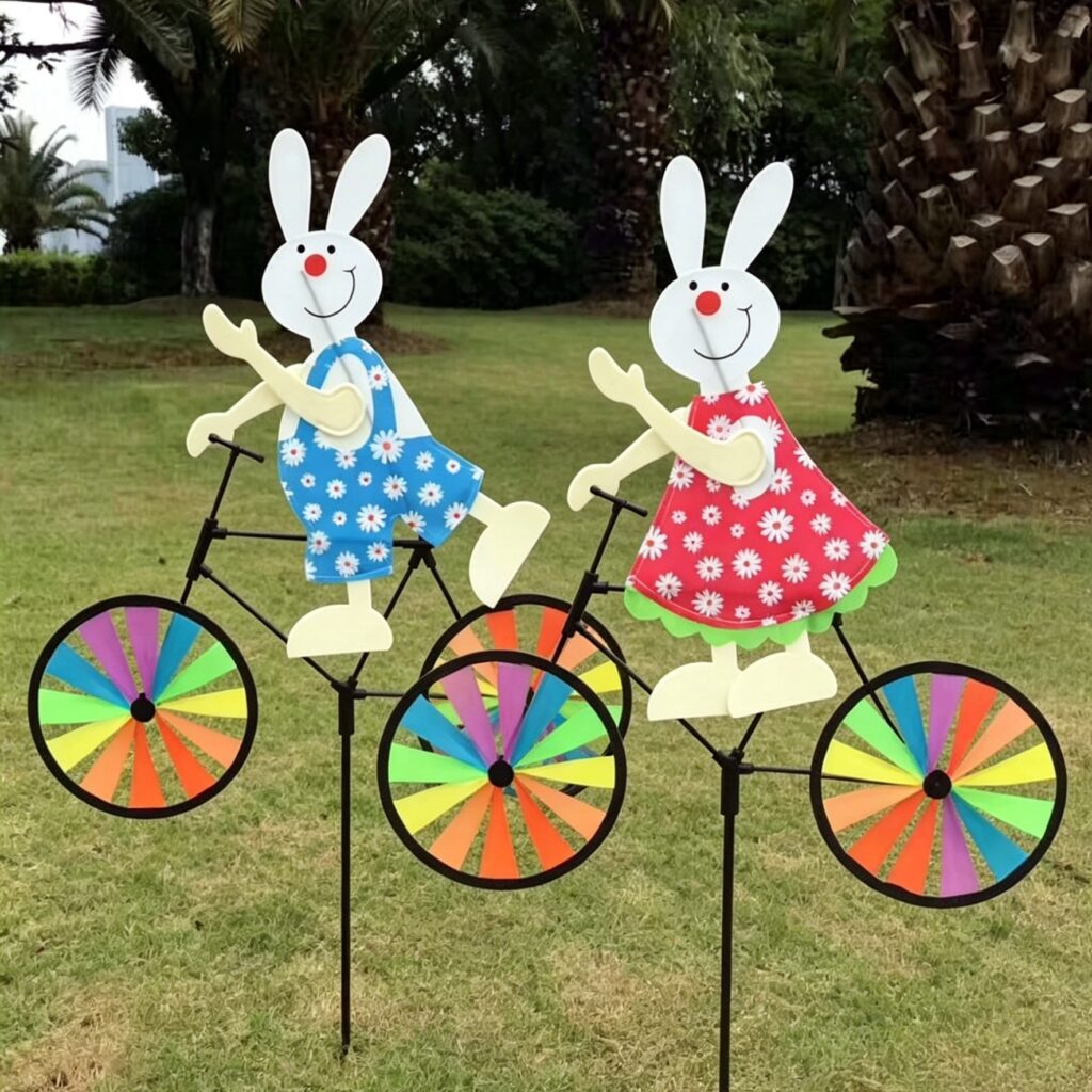 Animal Bicycle Shaped Pinwheel