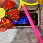 Six blossoms Glitter Sequin Pinwheel