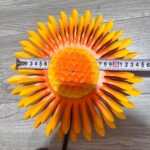 Iron Sunflower Shaped Pinwheel Wind Spinner