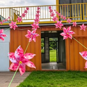 6‑Point Cherry Blossom Pinwheel String