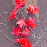 6‑Point Solid‑Color Pinwheel String