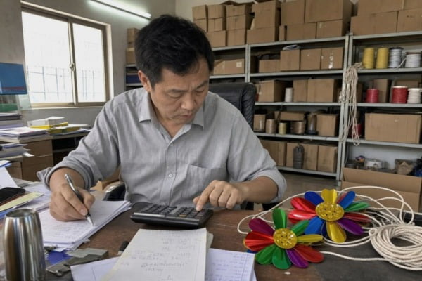 How to Calculate Pinwheel String Unit Cost for Profit Margin?