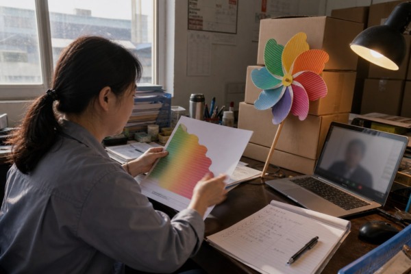 Reference materials including vector artwork, spec sheet, Pantone swatches, and product mockups (ID#4)