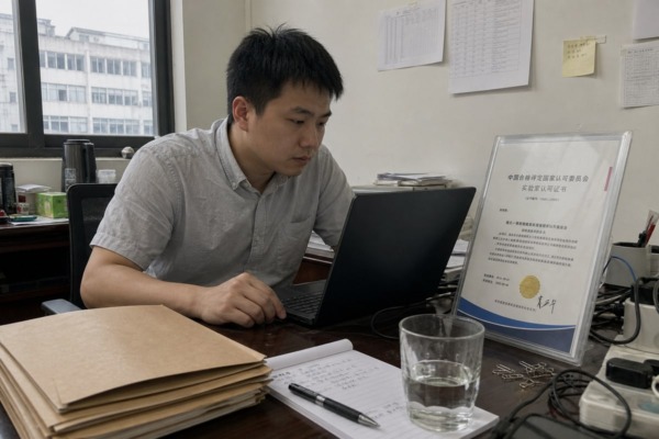 Checking Lab Accreditation Steps to check if testing lab behind supplier report is accredited (ID#3)
