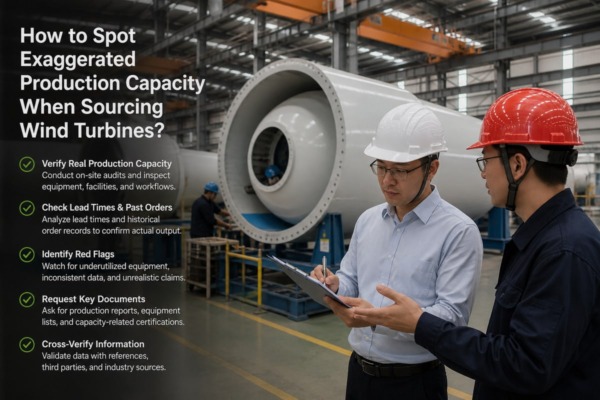 How to Spot Exaggerated Production Capacity When Sourcing Wind Turbines?