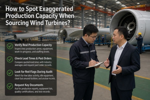 Using lead times and past bulk order records to detect overstated wind turbine output (ID#4)