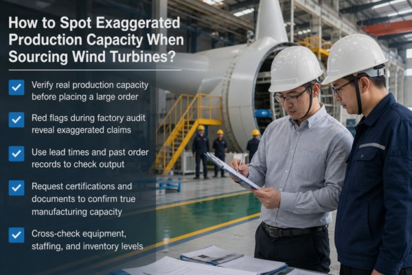 Certifications and documents needed to confirm true wind turbine factory manufacturing capacity (ID#5)