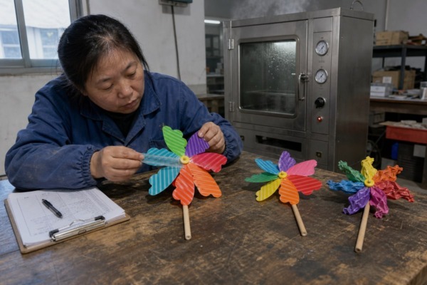 How Do I Test If Pinwheel Samples Deform in Humid Environments?