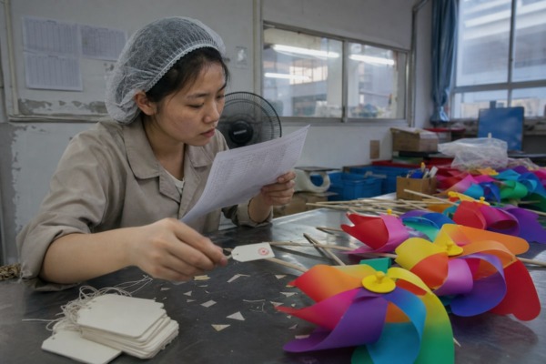 Packaging and Labeling Packaging and labeling standards for pinwheels to pass customs inspection (ID#4)