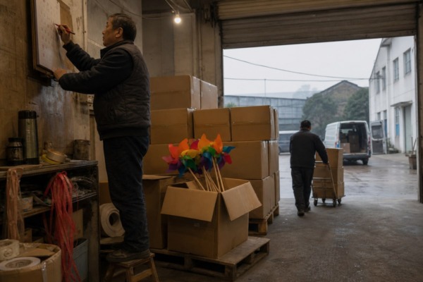 Protecting Pinwheel Shipments Protecting pinwheel shipments from damage during congested peak logistics periods (ID#5)
