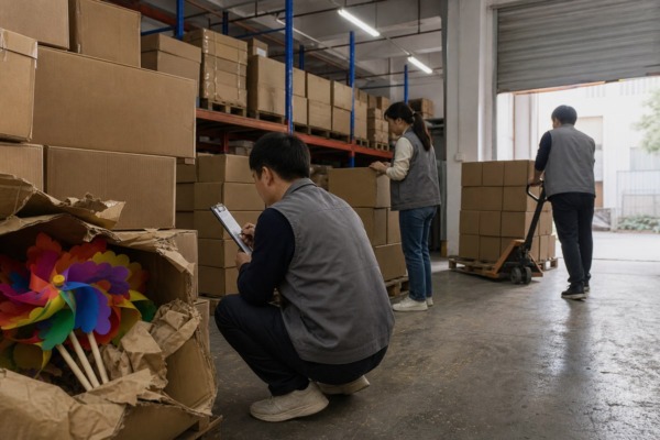 Pre-Shipment Quality Checks Quality control inspection process for windmills including AQL sampling before export from China (ID#3)
