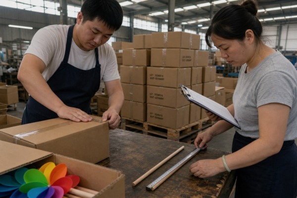 Handling Inspection Defects Steps to handle defective windmills found during pre-shipment inspection process (ID#5)