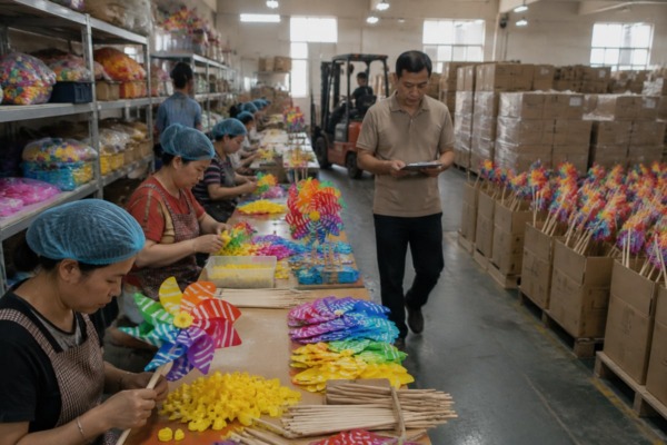 How to Tell If a Pinwheel Supplier Can Handle Walmart-Level Orders?