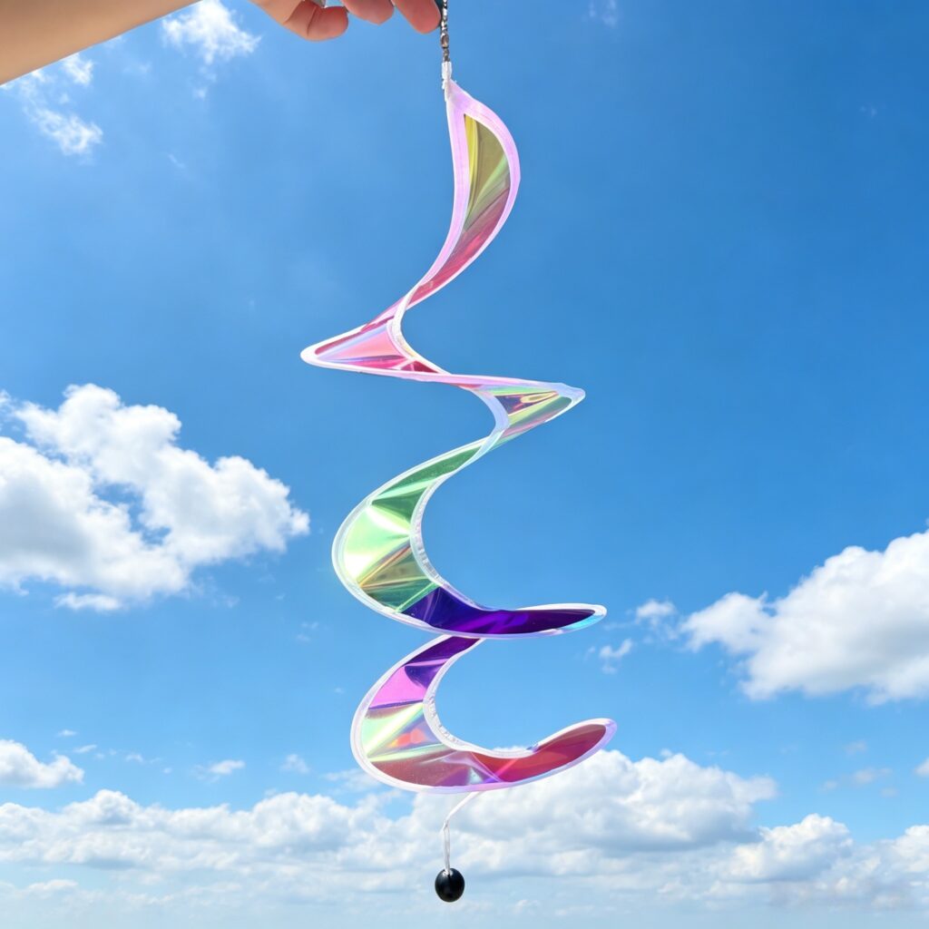 Transparent Film Soft‑Rotating Hanging Ornament