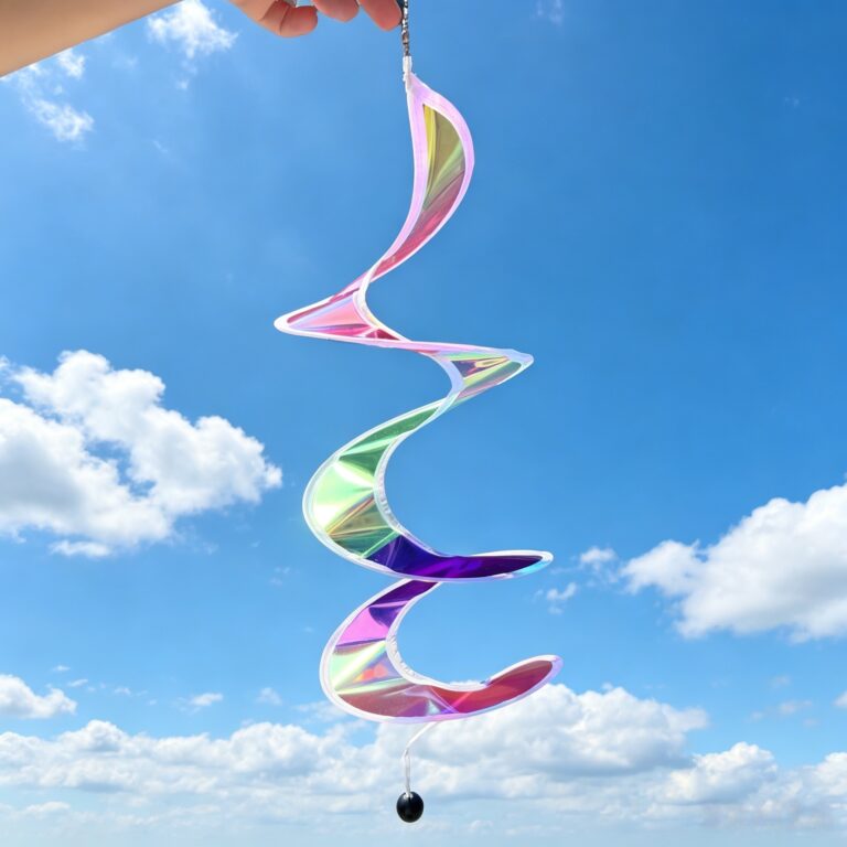 Transparent Film Soft‑Rotating Hanging Ornament