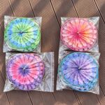 Disc‑Shaped Cloud Candy‑Hawthorn Style Pinwheel Garland