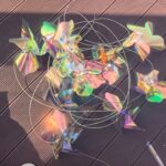 5‑Point Transparent Color Film Pinwheel String